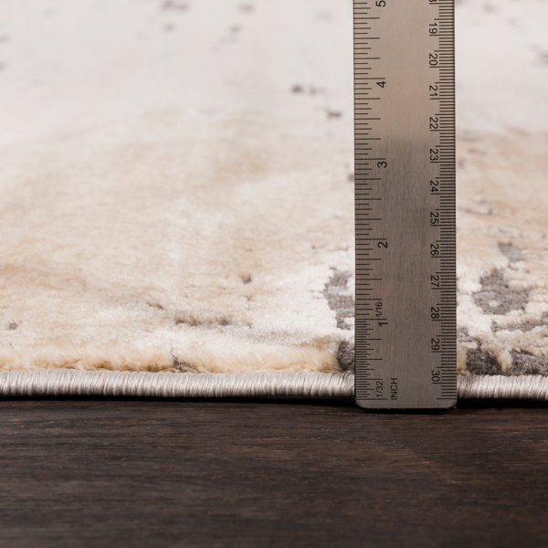 Greyleigh™ Bridgeton Abstract Gray/Khaki Area Rug & Reviews Wayfair